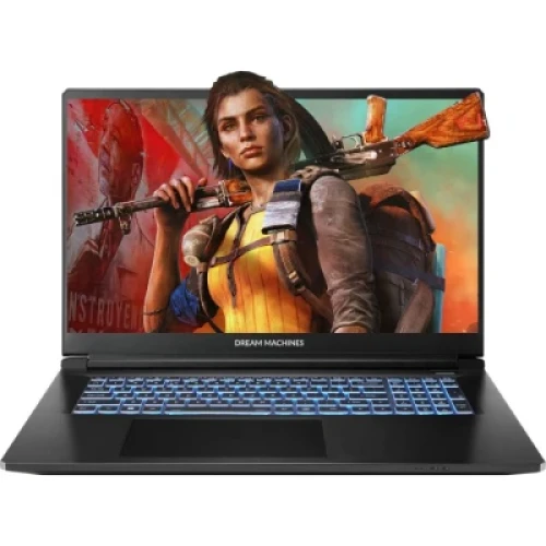 Ноутбук Dream Machines RT5060-17 1920х1080 (FullHD) AMD Ryzen 7 H255 RAM 16 / SSD чорний (RT5060-17UA26-B)