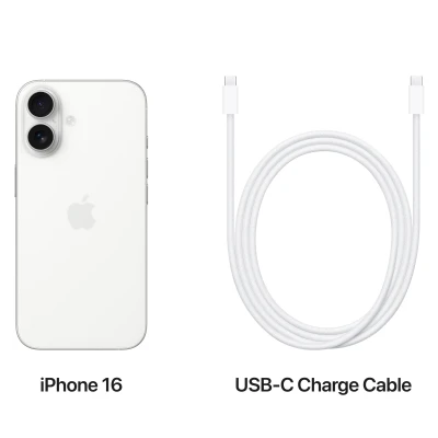 Смартфон Apple iPhone 16 128GB White (MYE93) [MYE93-B] — фото 8