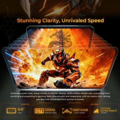 Смартфон OUKITEL WP66 12/512GB Orange (6941749856845) [6941749856845-B] — фото 4