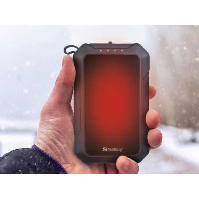 Портативная батарея Sandberg 10000mAh, Hand Warmer, flashlight 1W, USB-C/USB-A 2A/5V (420-65) [420-65-B] — фото 4