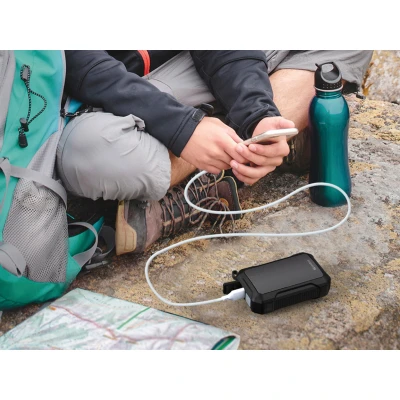 Портативна батарея Sandberg 10000mAh, Hand Warmer, flashlight 1W, USB-C/USB-A 2A/5V (420-65) [420-65-B] — фото 5