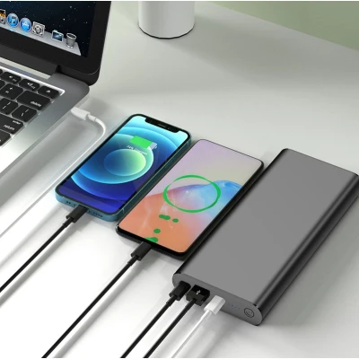 Портативна батарея PowerPlant 26800mAh, PD/100W+18W, QC/3.0, USB-C*2, USB-A (PB930470) [PB930470-B] — фото 3