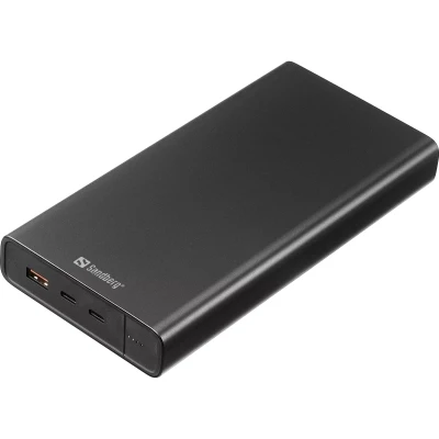 Портативна батарея Sandberg 40000mAh, PD/100W+27W, QC/3.0, power-through