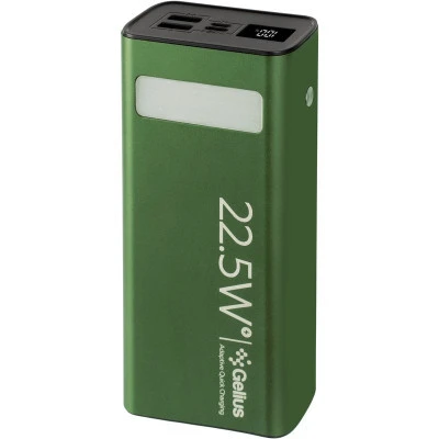 Портативная батарея Gelius Lightstone GP-PB300 30000mAh QC+PD (22.5W) Green (00000090465) [00000090465-B]