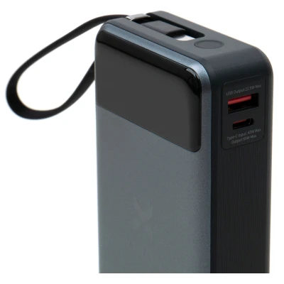 Портативная батарея Vinga 20000 mAh 65W Display USB-C Cable Grey (VPBB2065C) [VPBB2065C-B] — фото 6