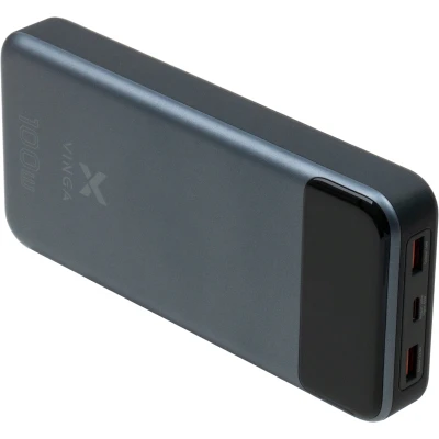 Портативная батарея Vinga 30000 mAh 100W Display VA Grey (Li-Ion) (VPBB30100) [VPBB30100-B] — фото 6