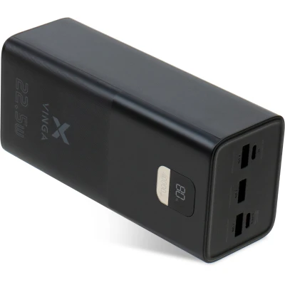 Портативна батарея Vinga 40000 mAh 22.5W Display Black (VPBB4022) [VPBB4022-B] — фото 2