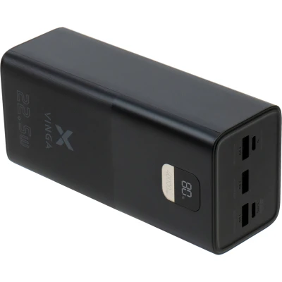 Портативна батарея Vinga 40000 mAh 22.5W Display Black (VPBB4022) [VPBB4022-B] — фото 4