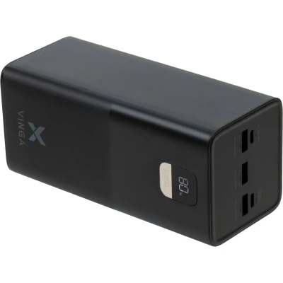 Портативна батарея Vinga 50000 mAh 22.5W Display Black (VPBB5022) [VPBB5022-B] — фото 5