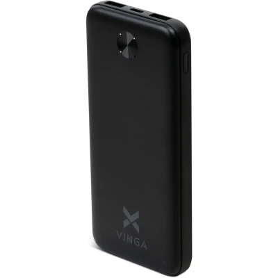 Портативна батарея Vinga 10000 mAh 10W Black