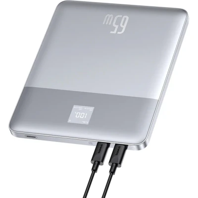 Портативна батарея Baseus Blade2 Ultra 12000mAh 65W, Galaxy Silver (P10063800S12-00 / PPBLD2-65) [P10063800S12-00PPBLD2-65-B] — фото 6