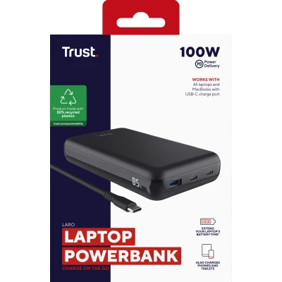 Портативна батарея Trust 20000mAh Laro 100W PD/3.0 QC/3.0 (25240_TRUST) [25240_TRUST-B] — фото 8