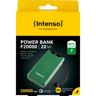 Портативная батарея Intenso F20000 20000mAh PD/18W, QC3.0, green (7332057) [7332057-B] — фото 4