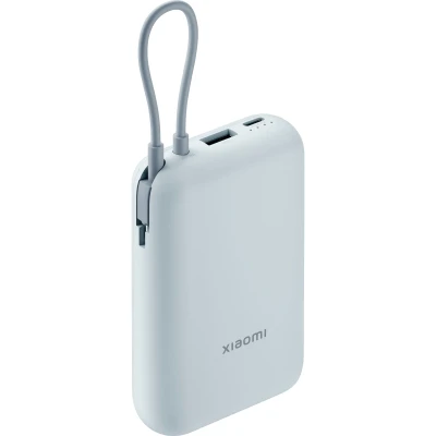 Портативная батарея Xiaomi 10000mAh 22.5W, Integrated Cable, blue