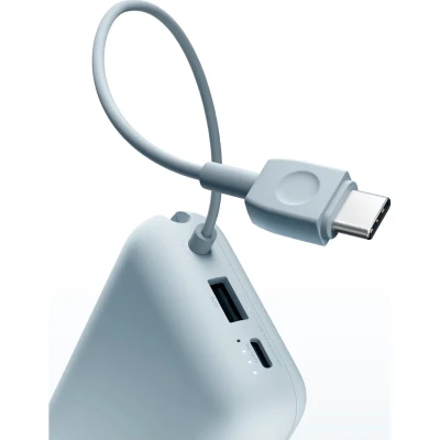 Портативна батарея Xiaomi 10000mAh 22.5W, Integrated Cable, blue (BHR9073GL) [BHR9073GL-B] — фото 6