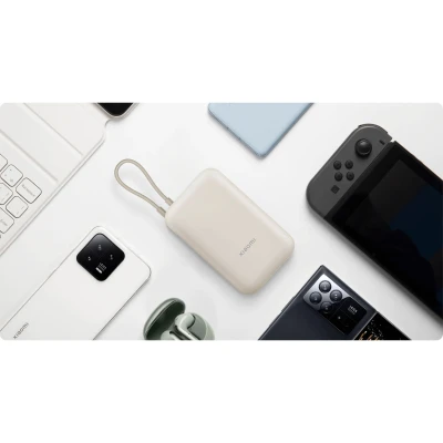 Портативная батарея Xiaomi 10000mAh 22.5W, Integrated Cable, beige (BHR9072GL) [BHR9072GL-B] — фото 8