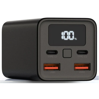 Портативна батарея XO 20000mAh, PD/65W for laptop, QC/22.5W, black — фото 2