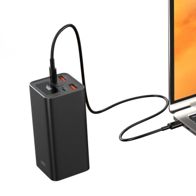 Портативная батарея XO 20000mAh, PD/65W for laptop, QC/22.5W, black (PB97_Black) [PB97_Black-B] — фото 4