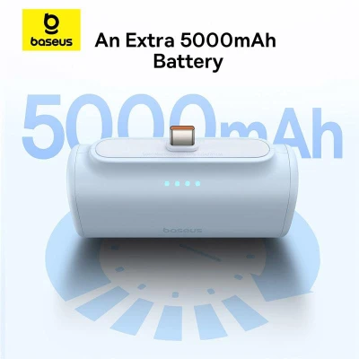 Портативна батарея Baseus Compact 4900mAh 20W Lightning, Black (PPWC05I) (P10068304112-00) [P10068304112-00-B] — фото 3