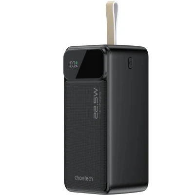 Портативная батарея Choetech 50000mAh, PD QC/3.0/22.5W, USB-C In/out, 2*USB-A