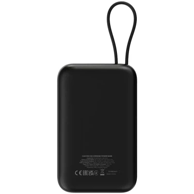 Портативная батарея Canyon 10000mAh OnPower 101 PD/22.5W built-in cable Black (CNS-CPB101BK) [CNS-CPB101BK-B] — фото 4