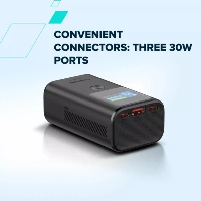 Портативна батарея Canyon 10000mAh OnPower 130 TFT PD/30W Dark Grey (CNS-CPB130DG) [CNS-CPB130DG-B] — фото 6