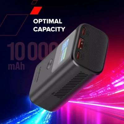 Портативна батарея Canyon 10000mAh OnPower 130 TFT PD/30W Dark Grey (CNS-CPB130DG) [CNS-CPB130DG-B] — фото 10