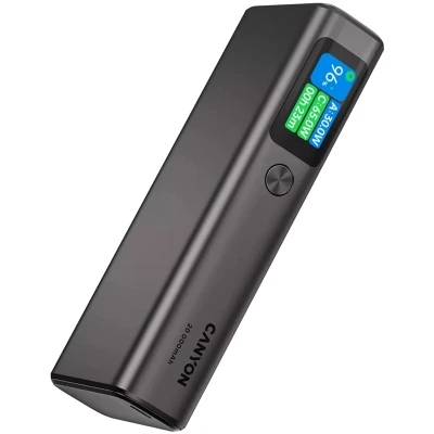 Портативная батарея Canyon 20000mAh OnPower 230 TFT PD/130W Dark Grey (CNS-CPB230DG) [CNS-CPB230DG-B] — фото 4