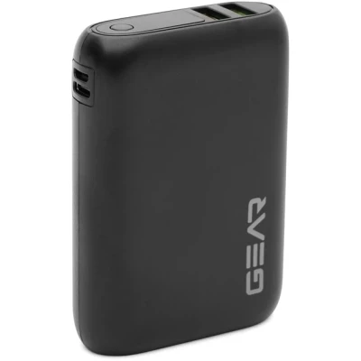 Портативна батарея GEAR 10000mAh, PD/22.5W, black