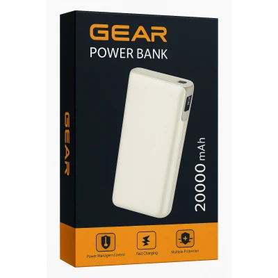 Портативная батарея GEAR 20000mAh, PD/70W, black (DL203C) [DL203C-B] — фото 3