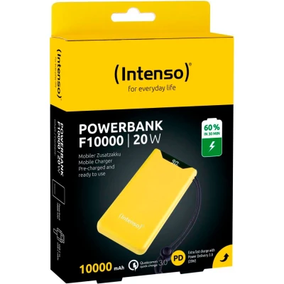 Портативна батарея Intenso F10000 10000mAh QC/3.0 yellow (7332039) [7332039-B] — фото 5