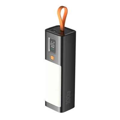 Портативна батарея Sigma X-power SI20A9QLX 20000mAh, PD/100W, LED, flashlight, cable 100w, black (4827798877814) [4827798877814-B] — фото 5
