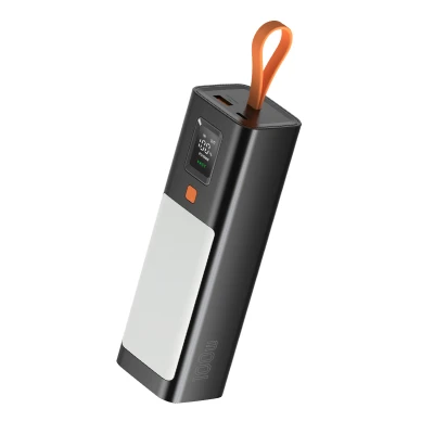 Портативна батарея Sigma X-power SI20A9QLX 20000mAh, PD/100W, LED, flashlight, cable 100w, black (4827798877814) [4827798877814-B] — фото 6