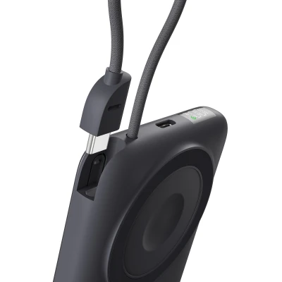 Портативная батарея Vinga 10000 mAh 22.5W/15W/2.5W Wireless (VPBB1022WL) [VPBB1022WL-B] — фото 4