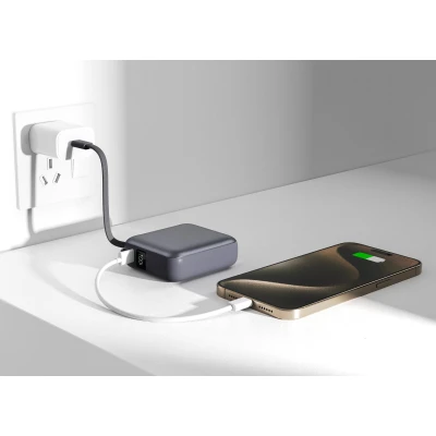Портативна батарея Vinga 10000 mAh 35W Display Cable (VPBB1035C) [VPBB1035C-B] — фото 5