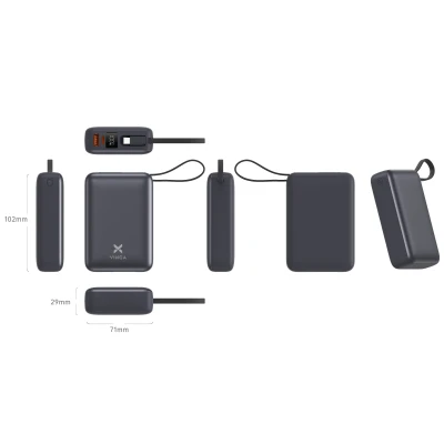 Портативная батарея Vinga 20000 mAh 45W Display Cable (VPBB2045C) [VPBB2045C-B] — фото 6