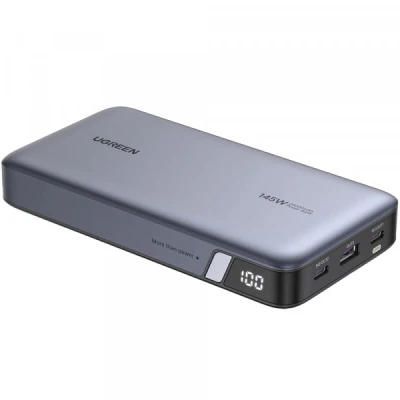 Портативная батарея Ugreen 25000mAh 145W PD/3.0, QC/3.0, наскр. живл. 65Вт