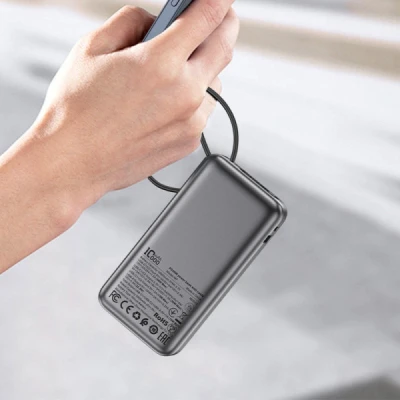 Портативна батарея Acefast 10000mAh 30W PD, USB-C witch cable, USB-A, Li-Pol, M7 Black (6974316283379) [6974316283379-B] — фото 5