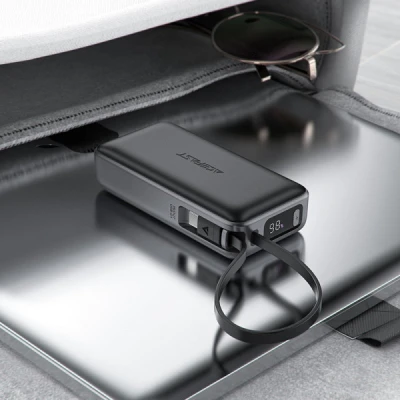 Портативна батарея Acefast 10000mAh 30W PD, USB-C witch cable, USB-A, Li-Pol, M7 Black (6974316283379) [6974316283379-B] — фото 6