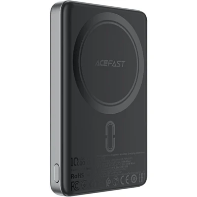 Портативная батарея Acefast Magnetic Wireless 10000mAh 20W PD, QC/3.0, QI 15W, M12 Black