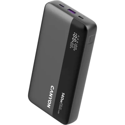 Портативная батарея Canyon PB-240 25000mAh, PD3.1/140W, PPS, QC3.0, AFC & SCP, Digital Display — фото 2