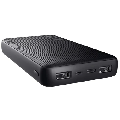 Портативна батарея Trust 15000mAh Primo ECO, 2хUSB-A/USB-C, 15W, black