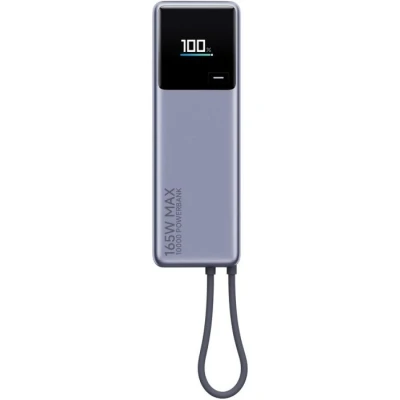 Портативная батарея Xiaomi 10000mAh 165W Integrated Cable grey
