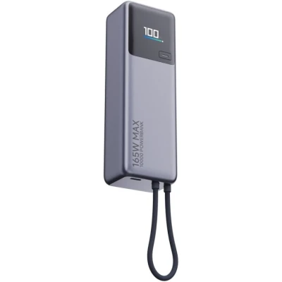 Портативна батарея Xiaomi 10000mAh 165W Integrated Cable grey (BHR9361GL) [BHR9361GL-B] — фото 3