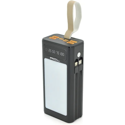Портативная батарея ACL 30000mAh, LIGHTER, Type-C + Lighting, Black