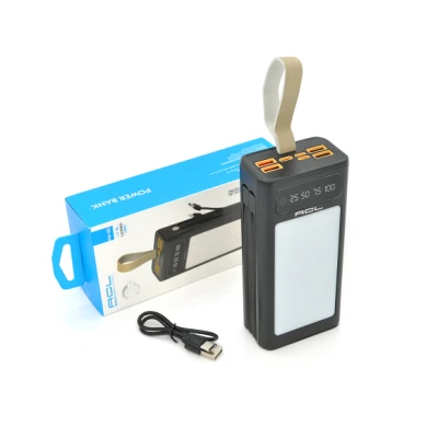 Портативная батарея ACL 30000mAh, LIGHTER, Type-C + Lighting, Black (PW-85B) [PW-85B-B] — фото 3