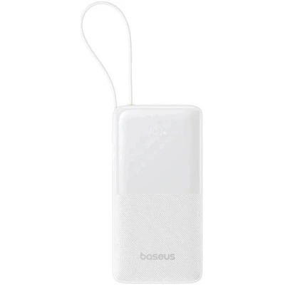 Портативна батарея Baseus Bipow 2 20000mAh 20W with USB-C cable white
