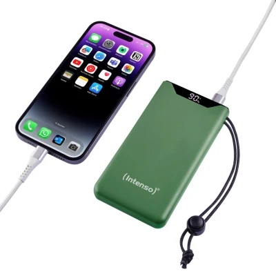 Портативна батарея Intenso F10000 10000mAh QC3.0 green (7332037) [7332037-B] — фото 3