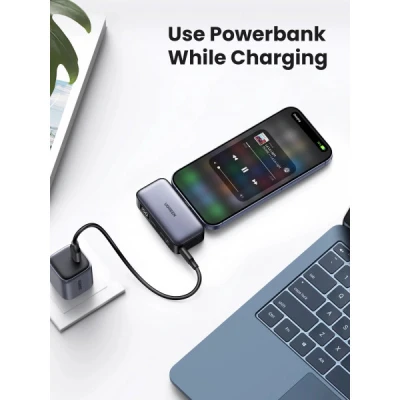 Портативная батарея Ugreen 5000mAh 22,5W USB-C In/Out, with build-in Type-C connector (PB503) (35338) [35338-B] — фото 4