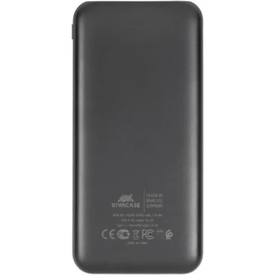 Портативна батарея RivaCase 10000mA, 10W, black (VA2031) [VA2031-B] — фото 4